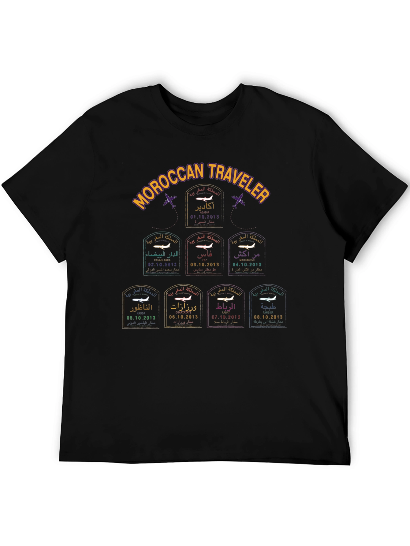Moroccan Traveler Stamp T-Shirt