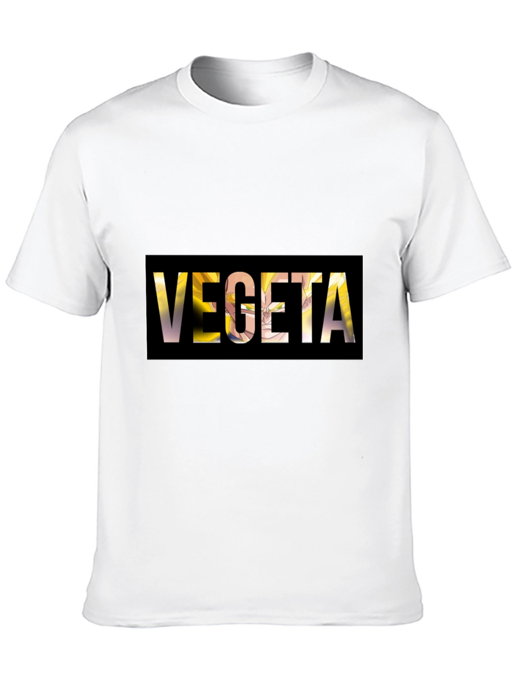 Vegeta Dragon Ball Z Black Graphic Tee