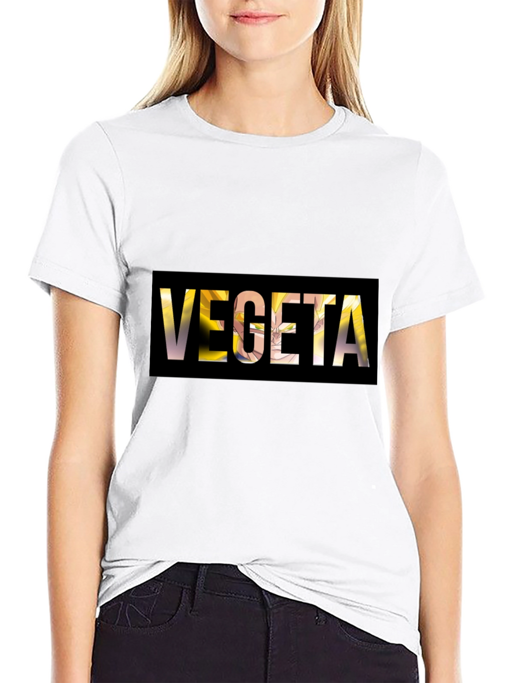 Vegeta Dragon Ball Z Black Graphic Tee