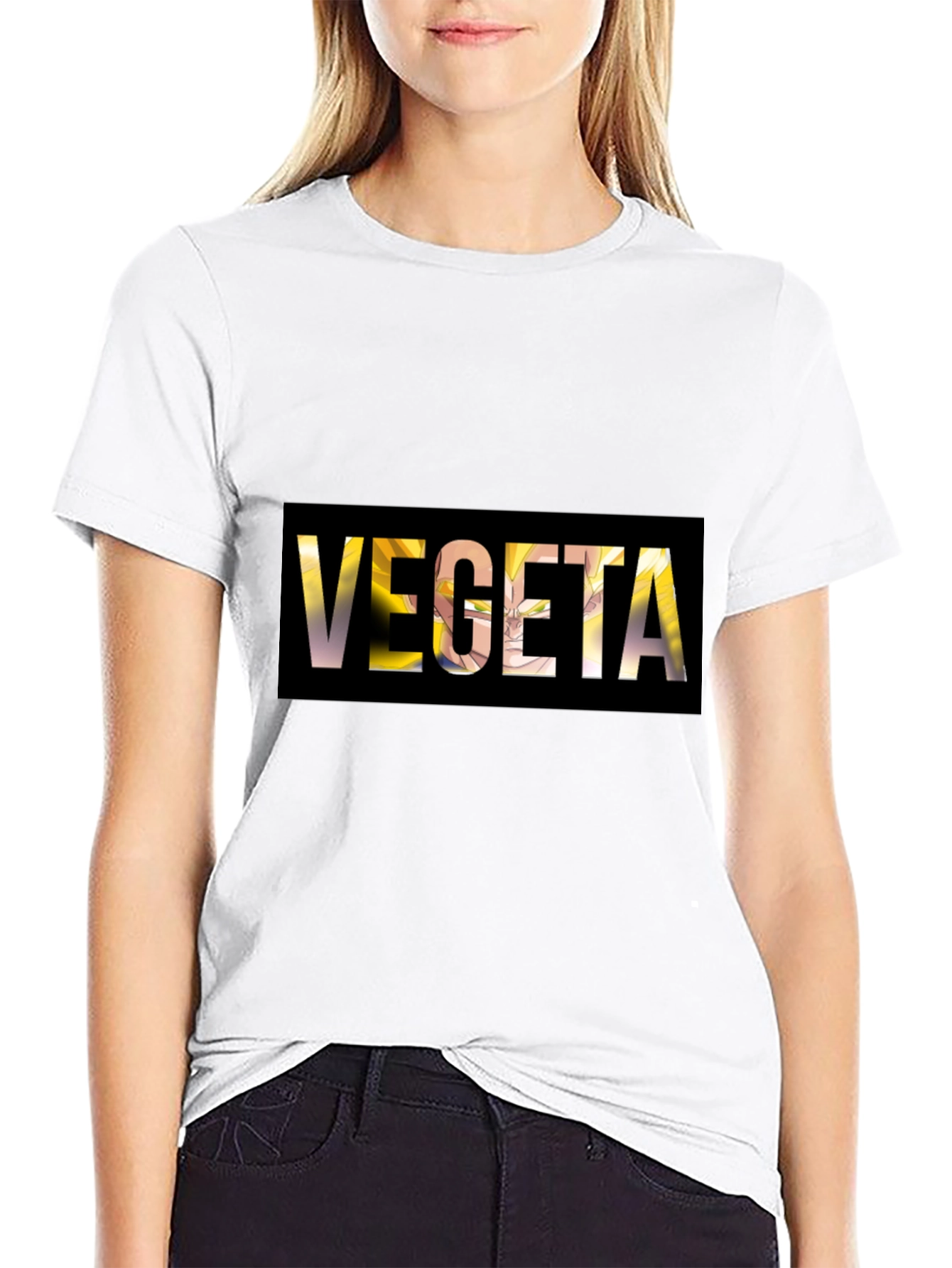 Vegeta Dragon Ball Z Black Graphic Tee