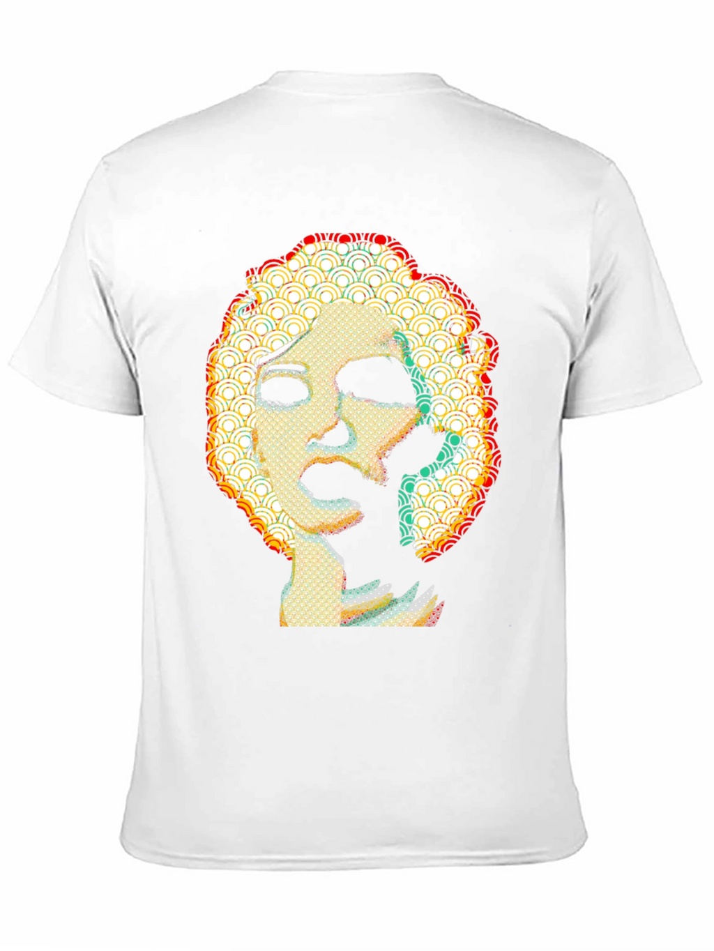 Abstract Marilyn Monroe Graphic Black Tee