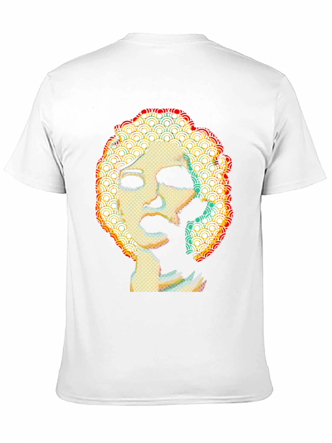 Abstract Marilyn Monroe Graphic Black Tee