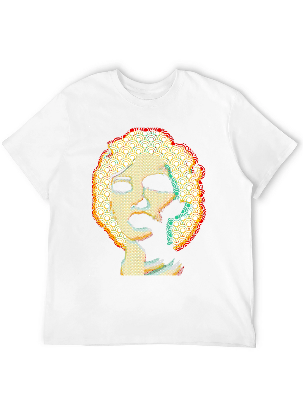 Abstract Marilyn Monroe Graphic Black Tee