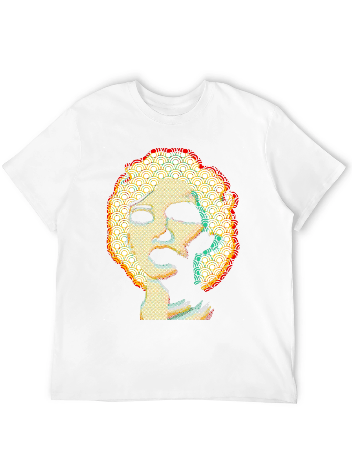 Abstract Marilyn Monroe Graphic Black Tee