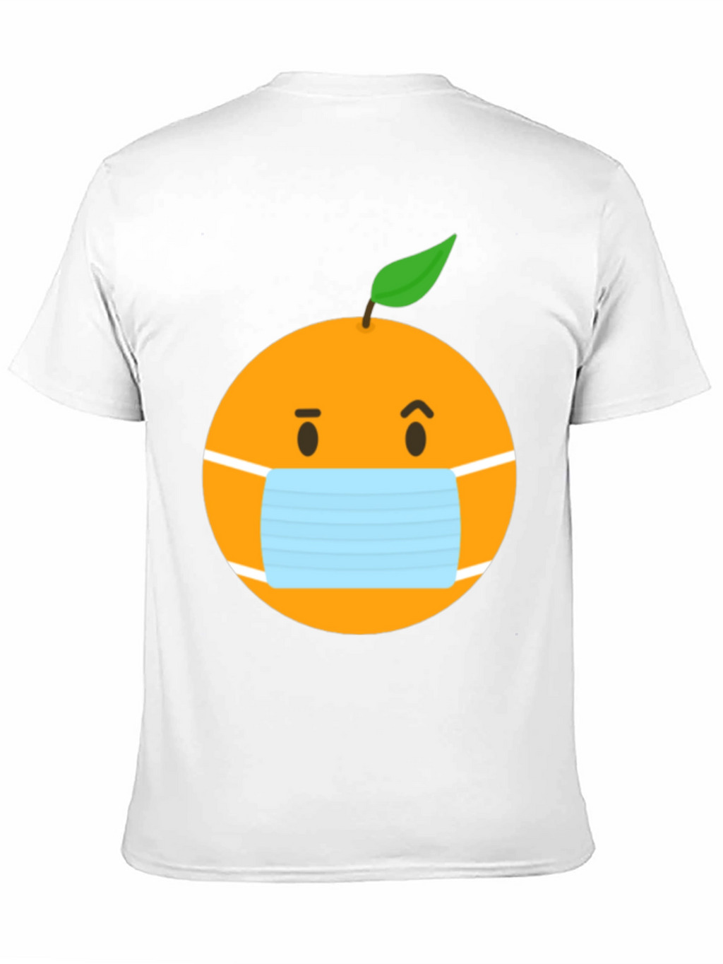 Masked Orange Graphic Tee - Unisex Black T-Shirt
