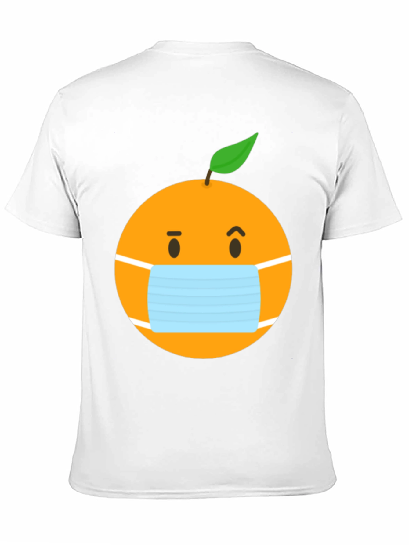 Masked Orange Graphic Tee - Unisex Black T-Shirt