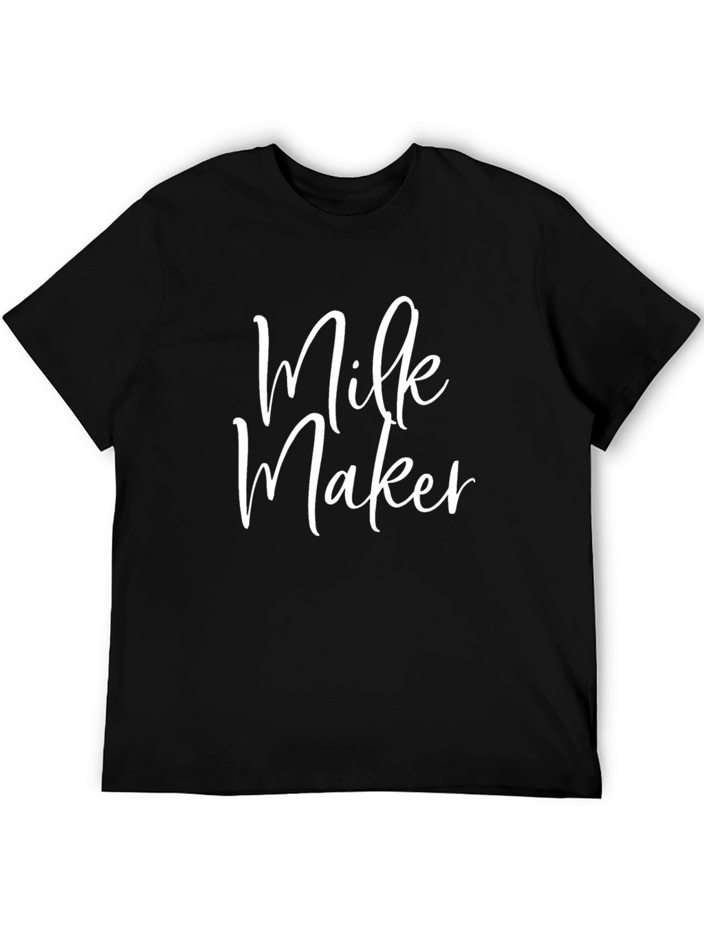 Milk Maker Graphic Tee - Black Cotton T-Shirt