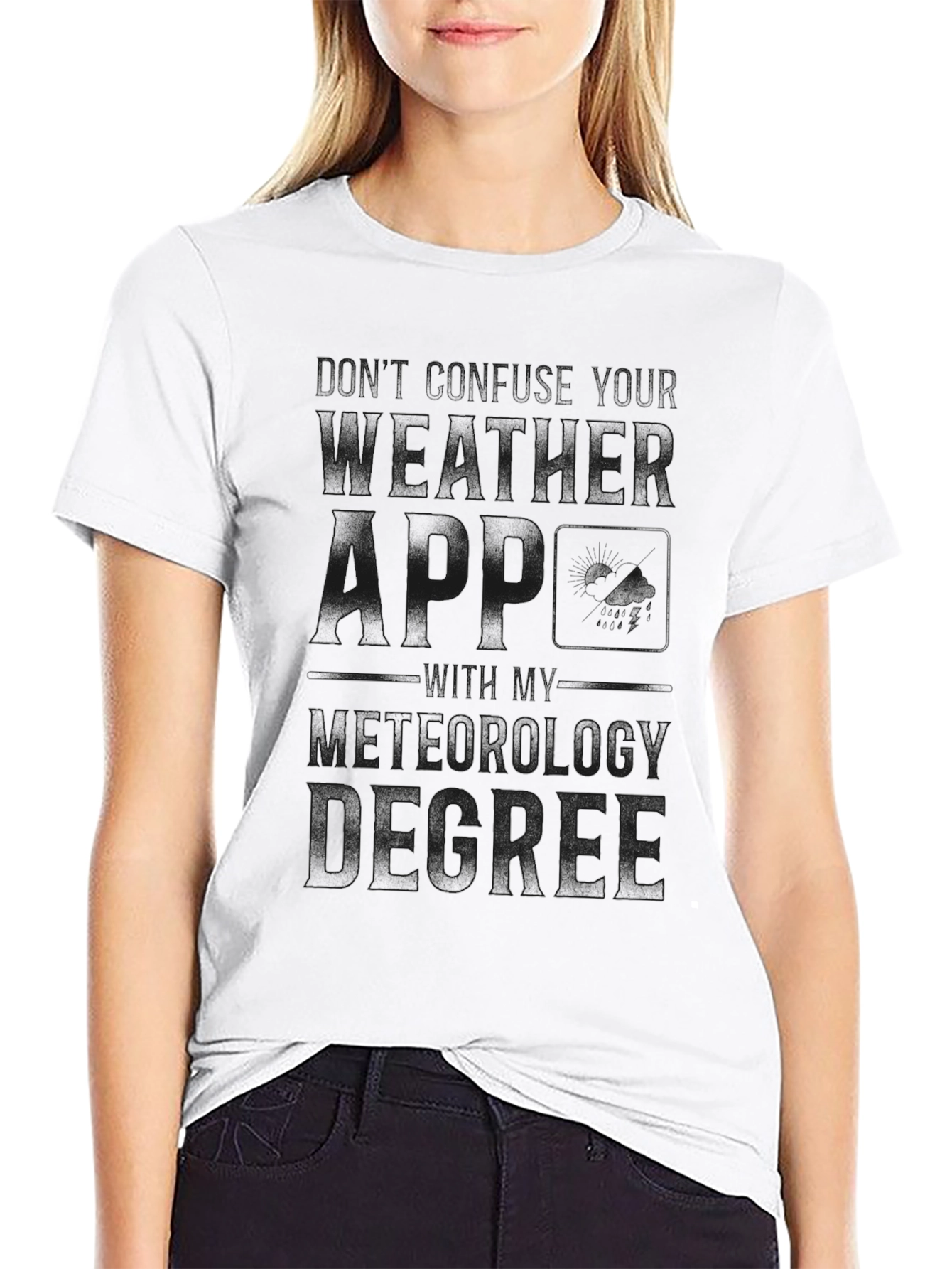 Meteorology Degree T-Shirt - Weather Apparel