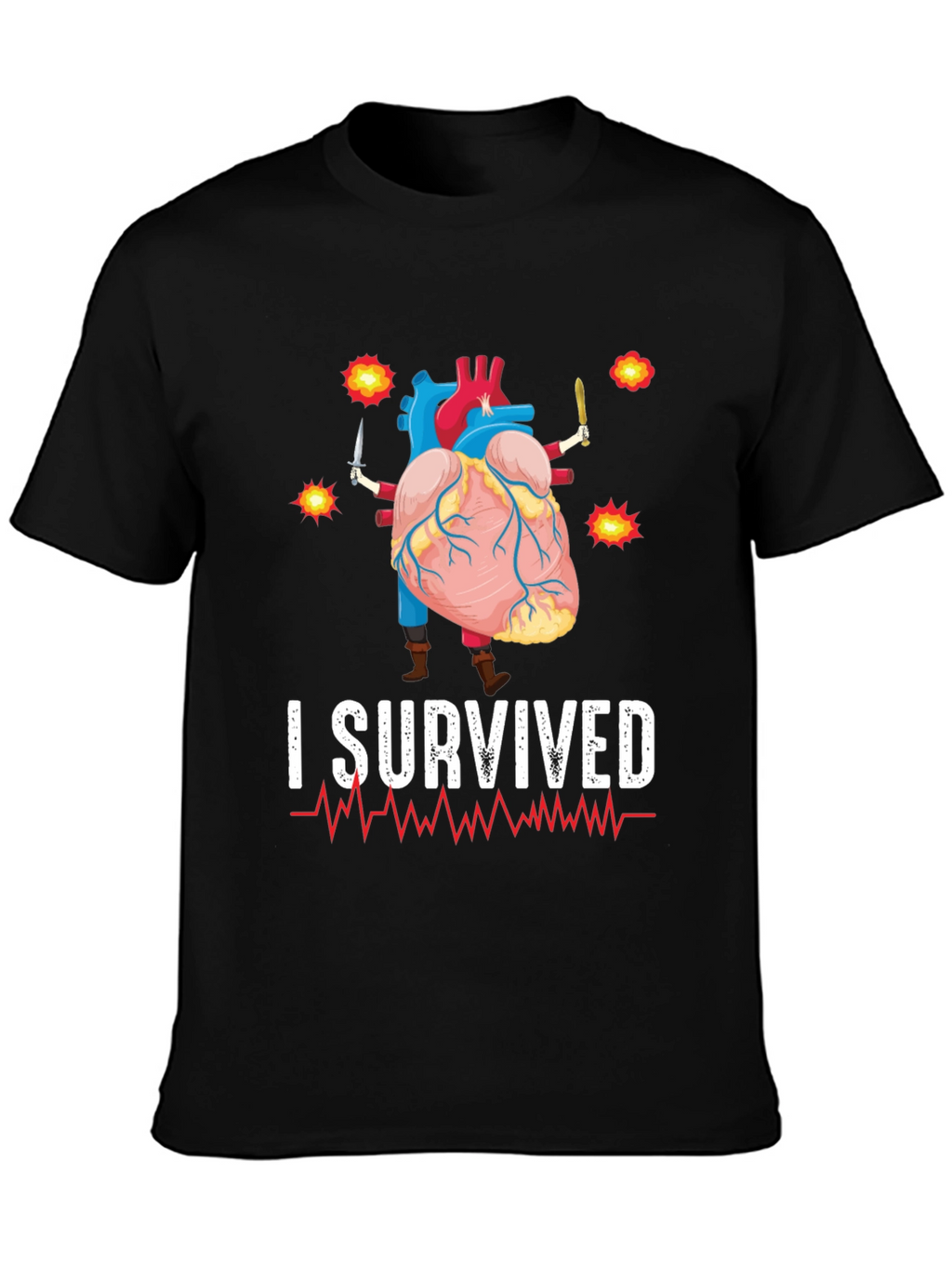 I Survived Heart Attack T-Shirt