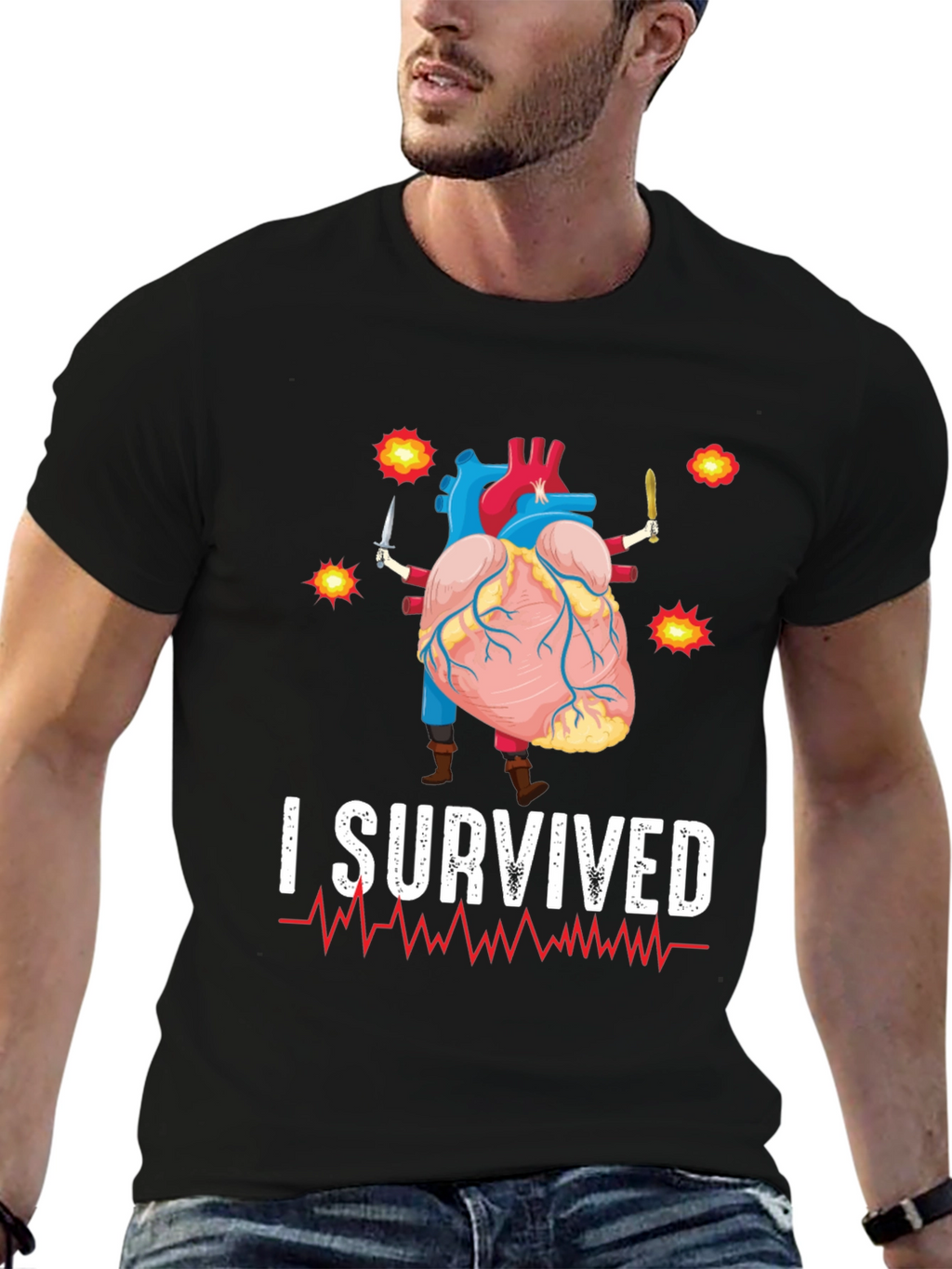 I Survived Heart Attack T-Shirt