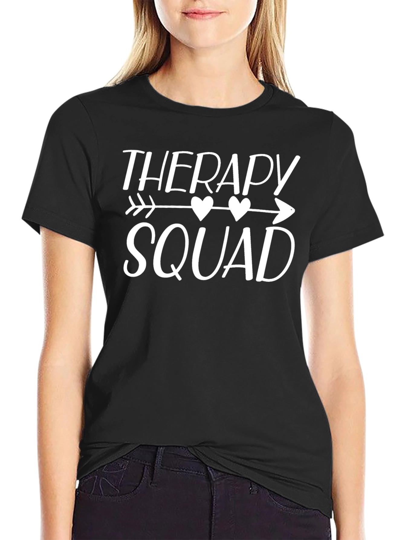 Therapy Squad T-Shirt - Arrow and Hearts
