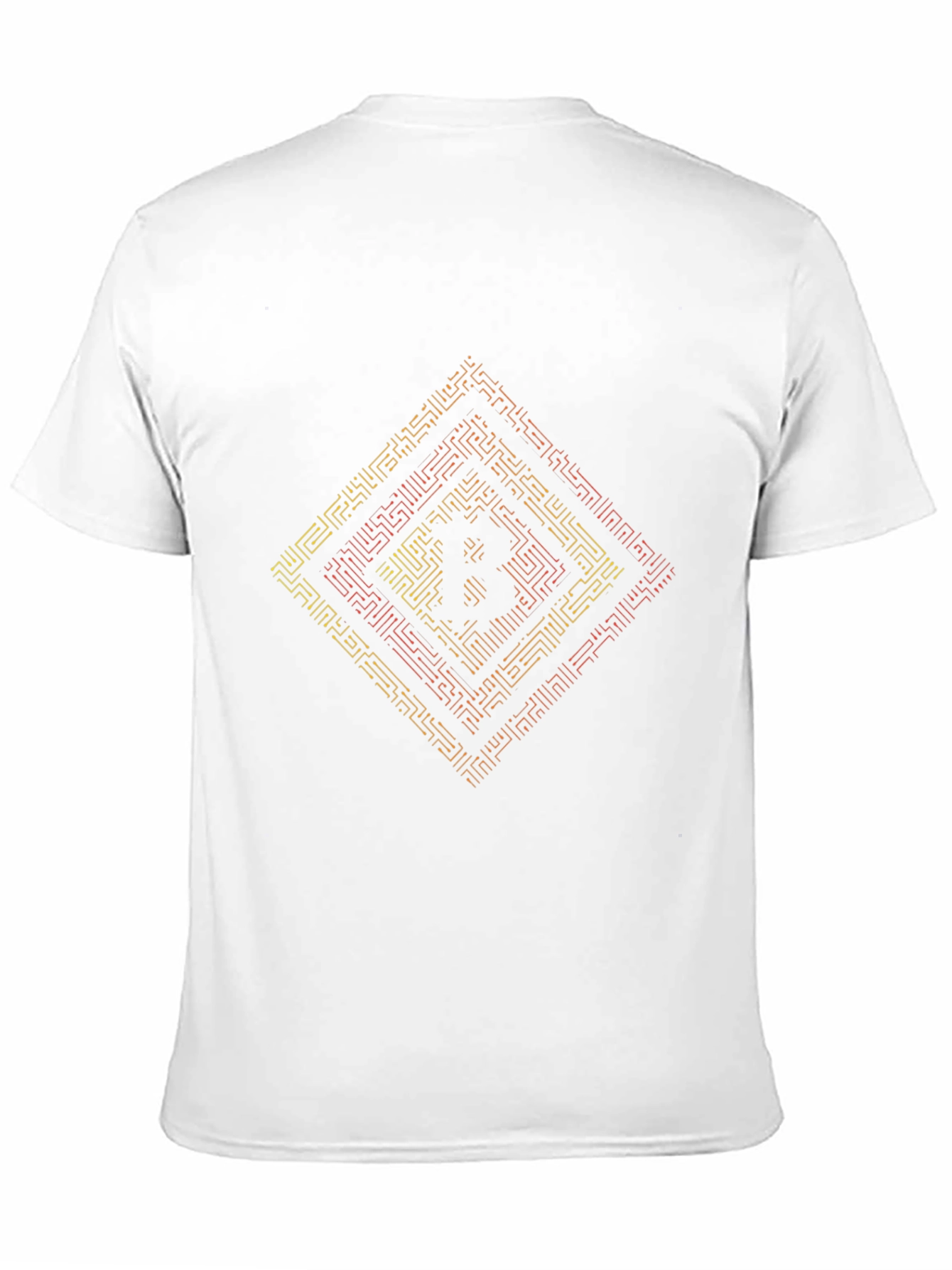Bitcoin Maze Graphic T-Shirt - Black Crypto Tee