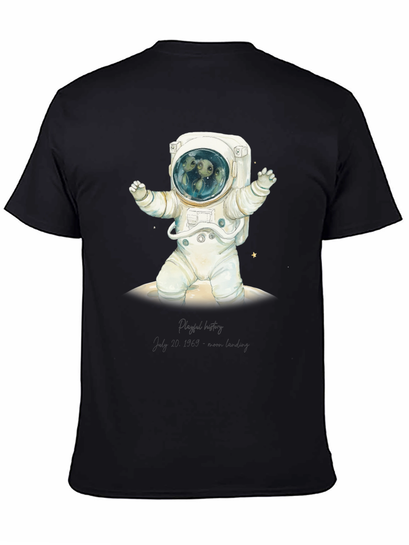 Astronaut Graphic Tee - Space Alien Crew