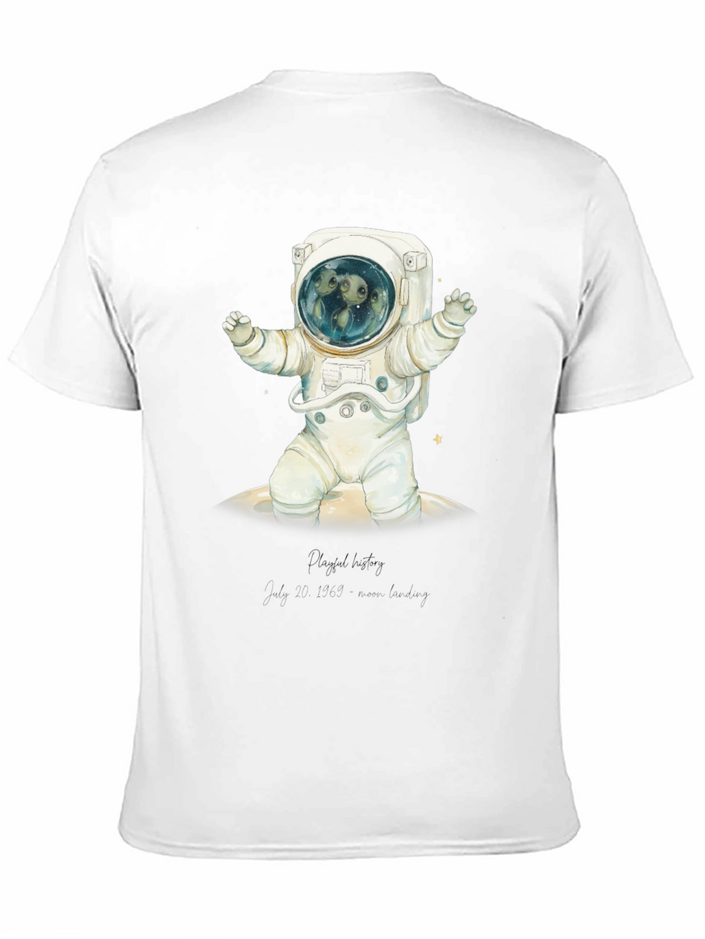 Astronaut Graphic Tee - Space Alien Crew