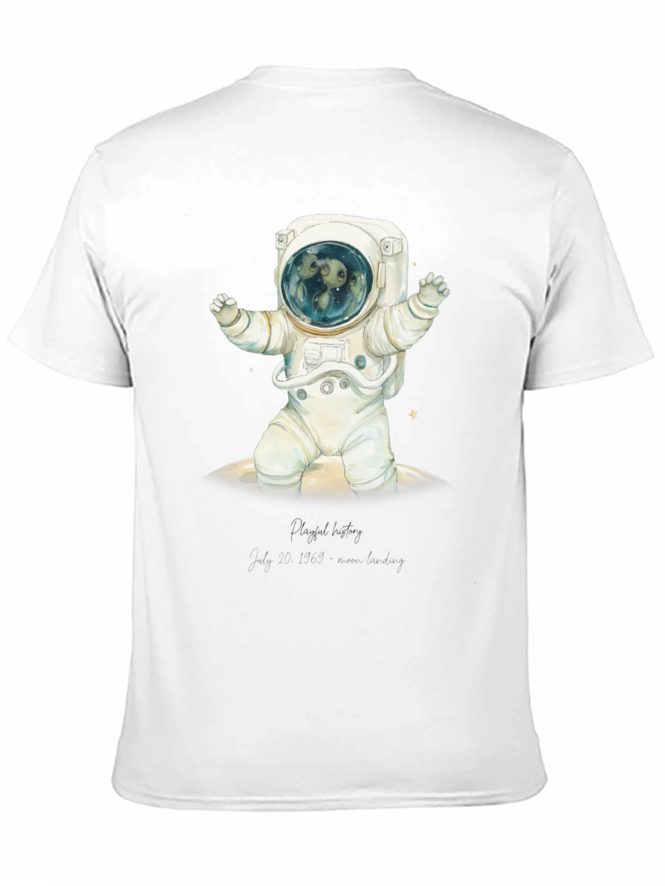 Astronaut Graphic Tee - Space Alien Crew