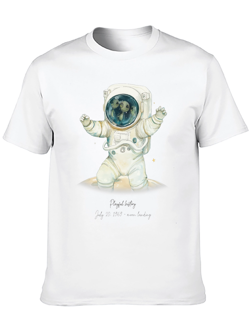 Astronaut Graphic Tee - Space Alien Crew