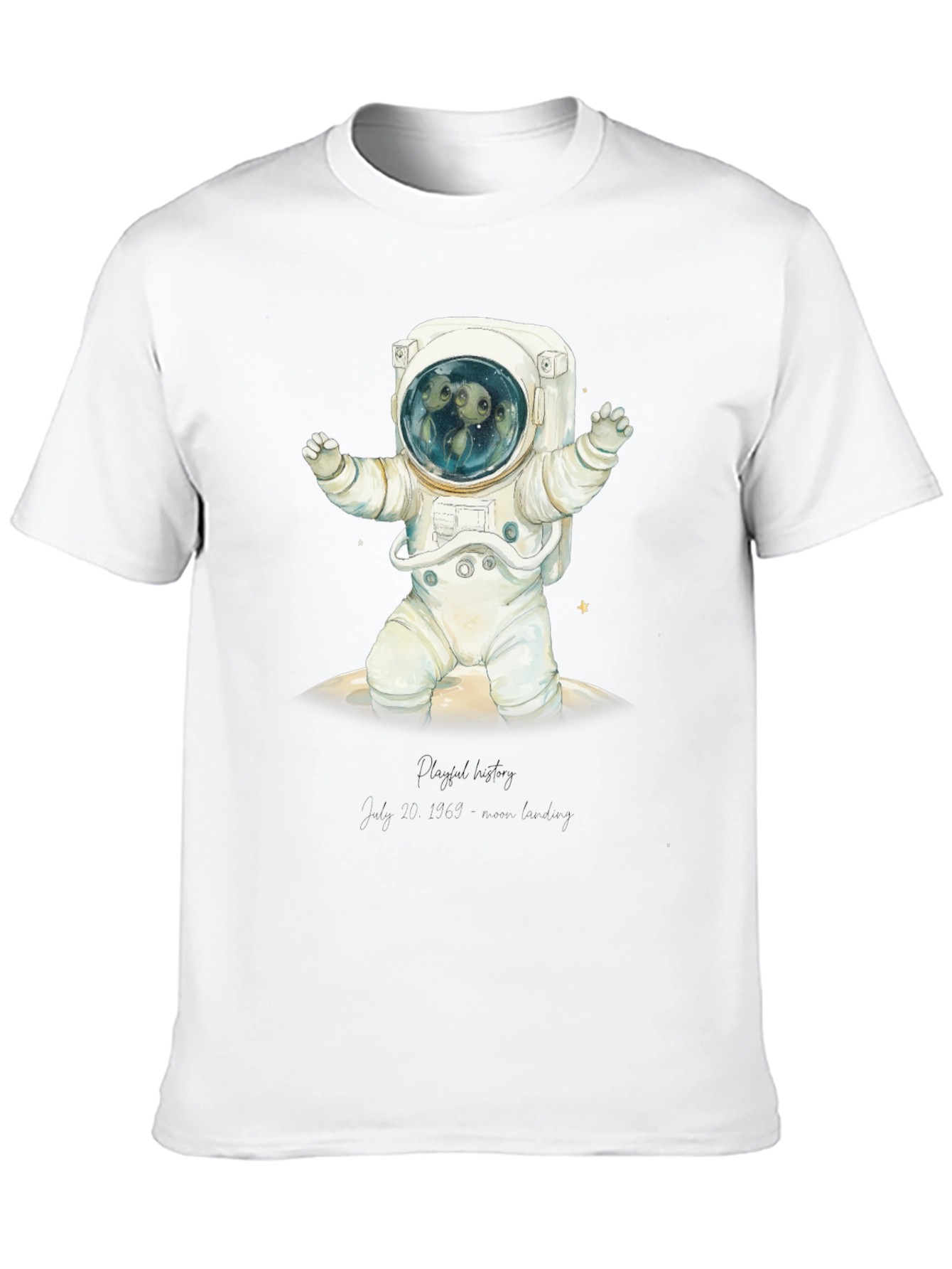 Astronaut Graphic Tee - Space Alien Crew