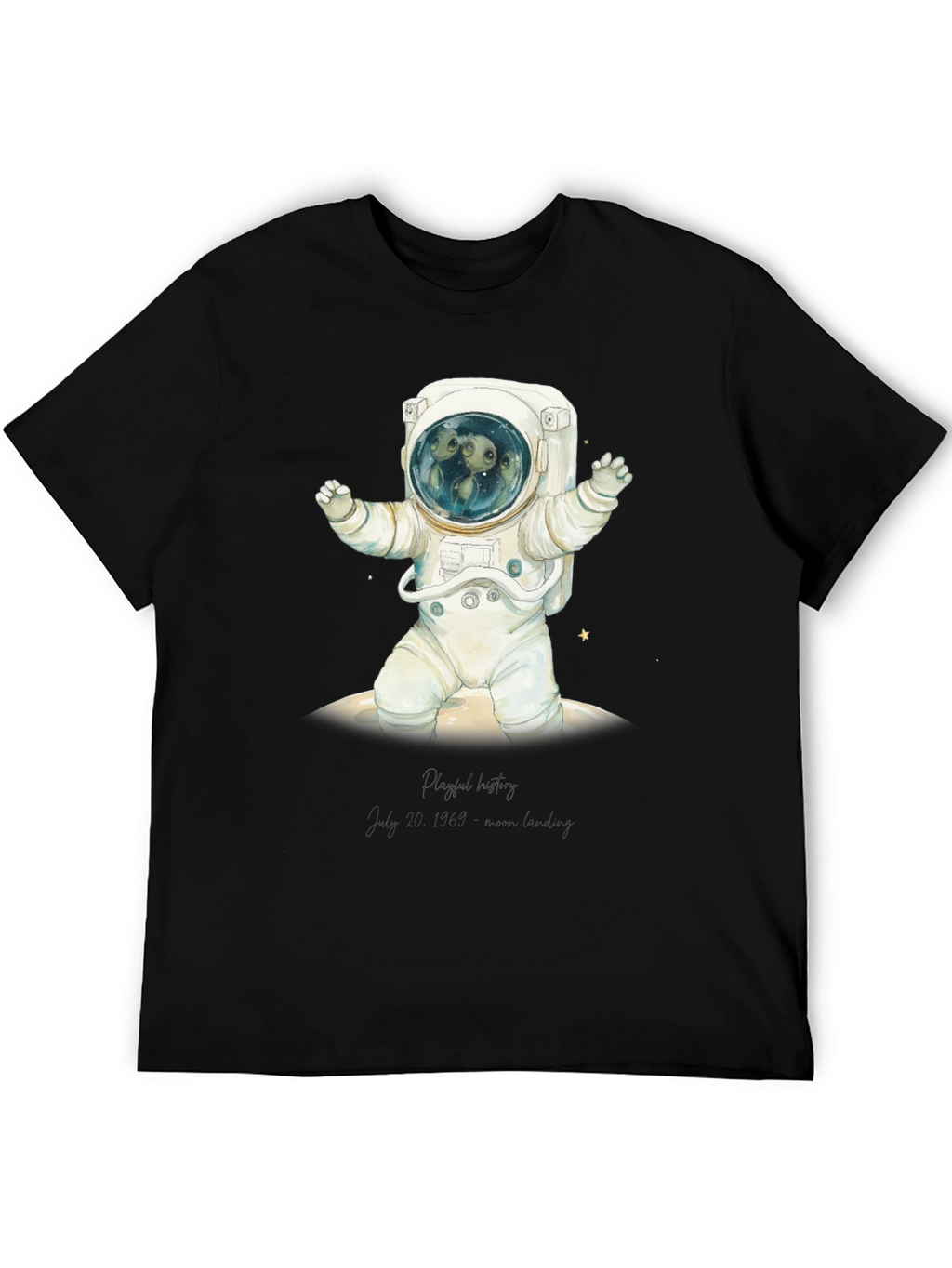 Astronaut Graphic Tee - Space Alien Crew