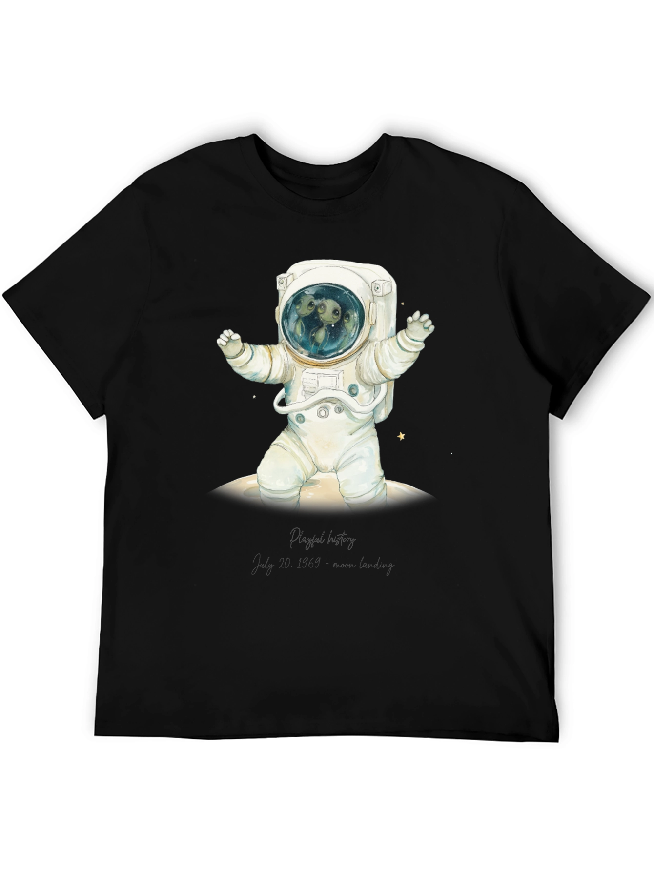 Astronaut Graphic Tee - Space Alien Crew