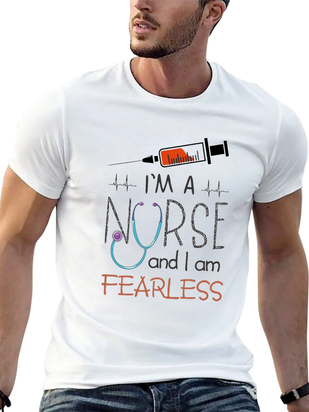 Nurse Fearless T-Shirt - Medical Hero Apparel