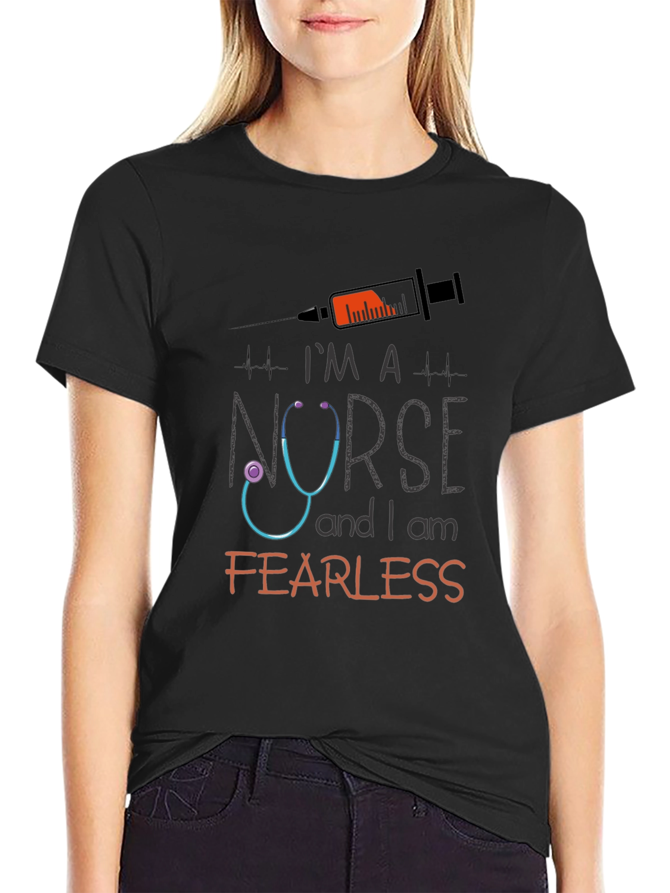 Nurse Fearless T-Shirt - Medical Hero Apparel