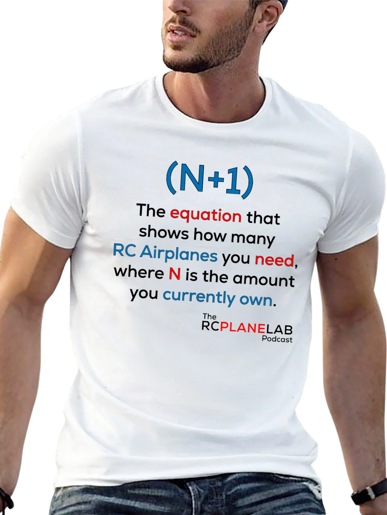 RC Plane Enthusiast T-Shirt: (N+1) Equation