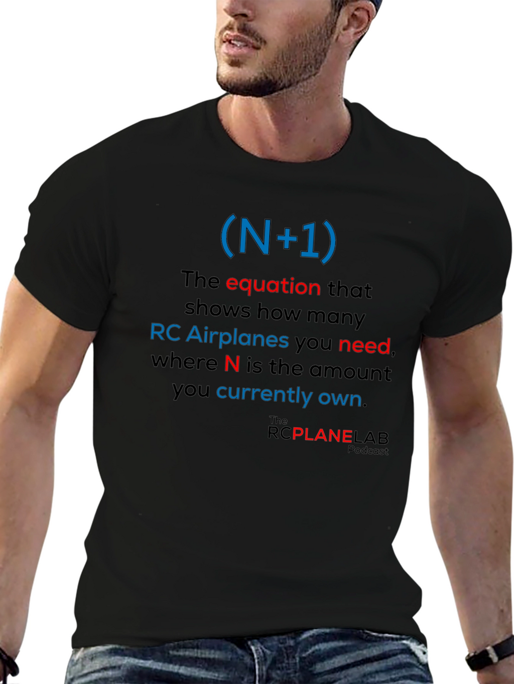 RC Plane Enthusiast T-Shirt: (N+1) Equation