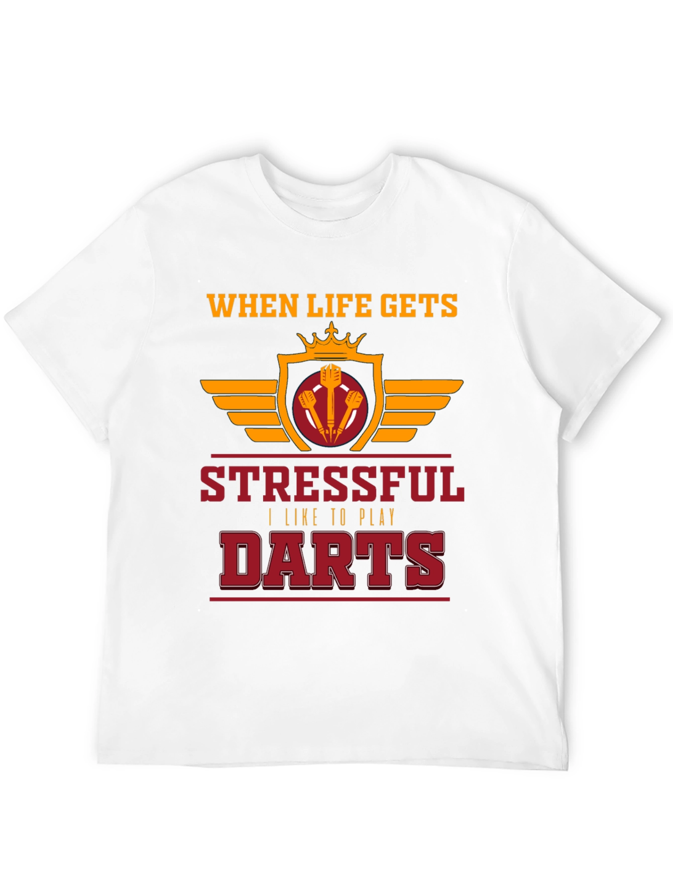 Stressful Darts Black T-Shirt