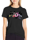 High Graphic Black T-Shirt