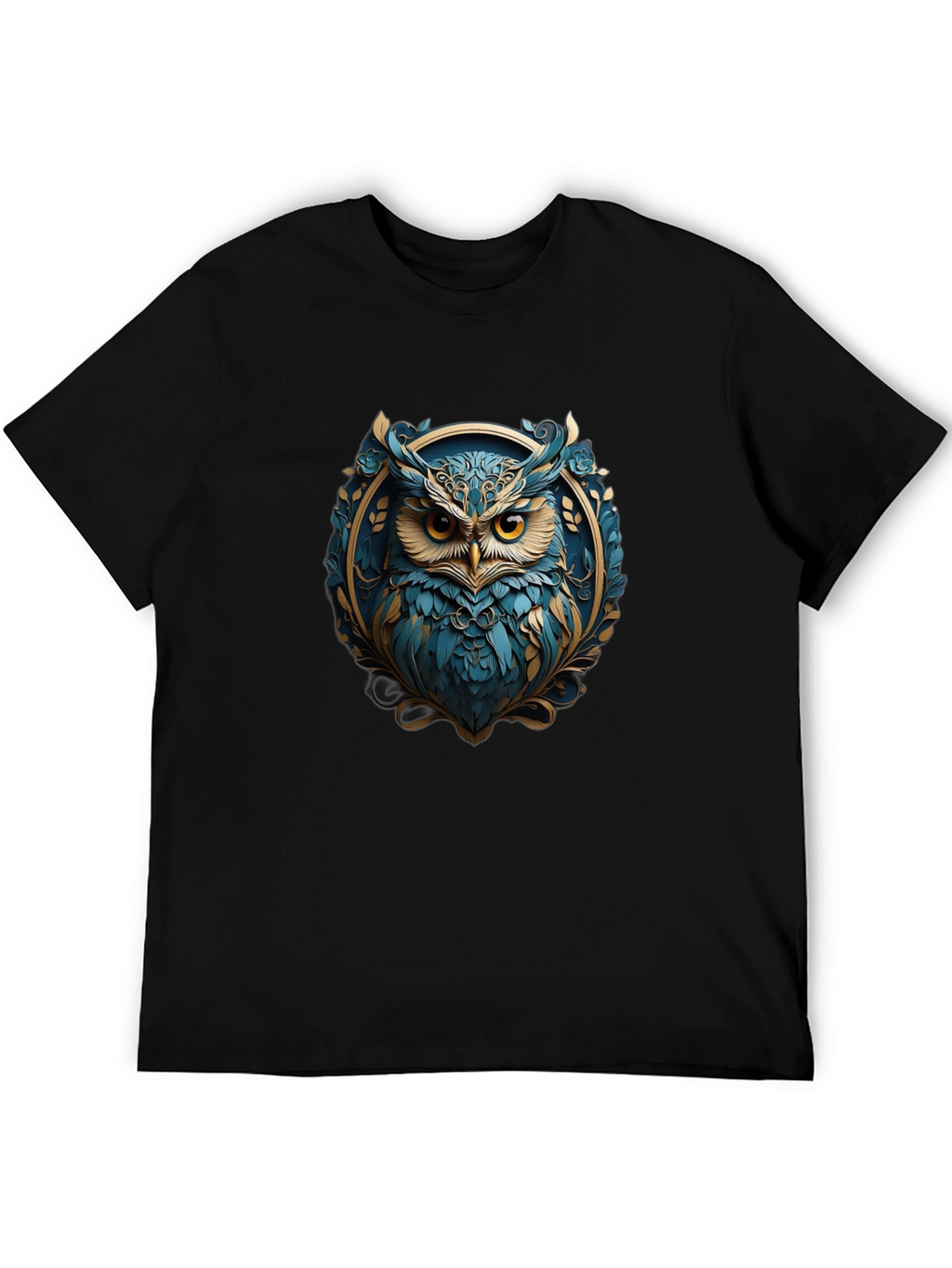 Owl Graphic Tee - Stylish Bird Design