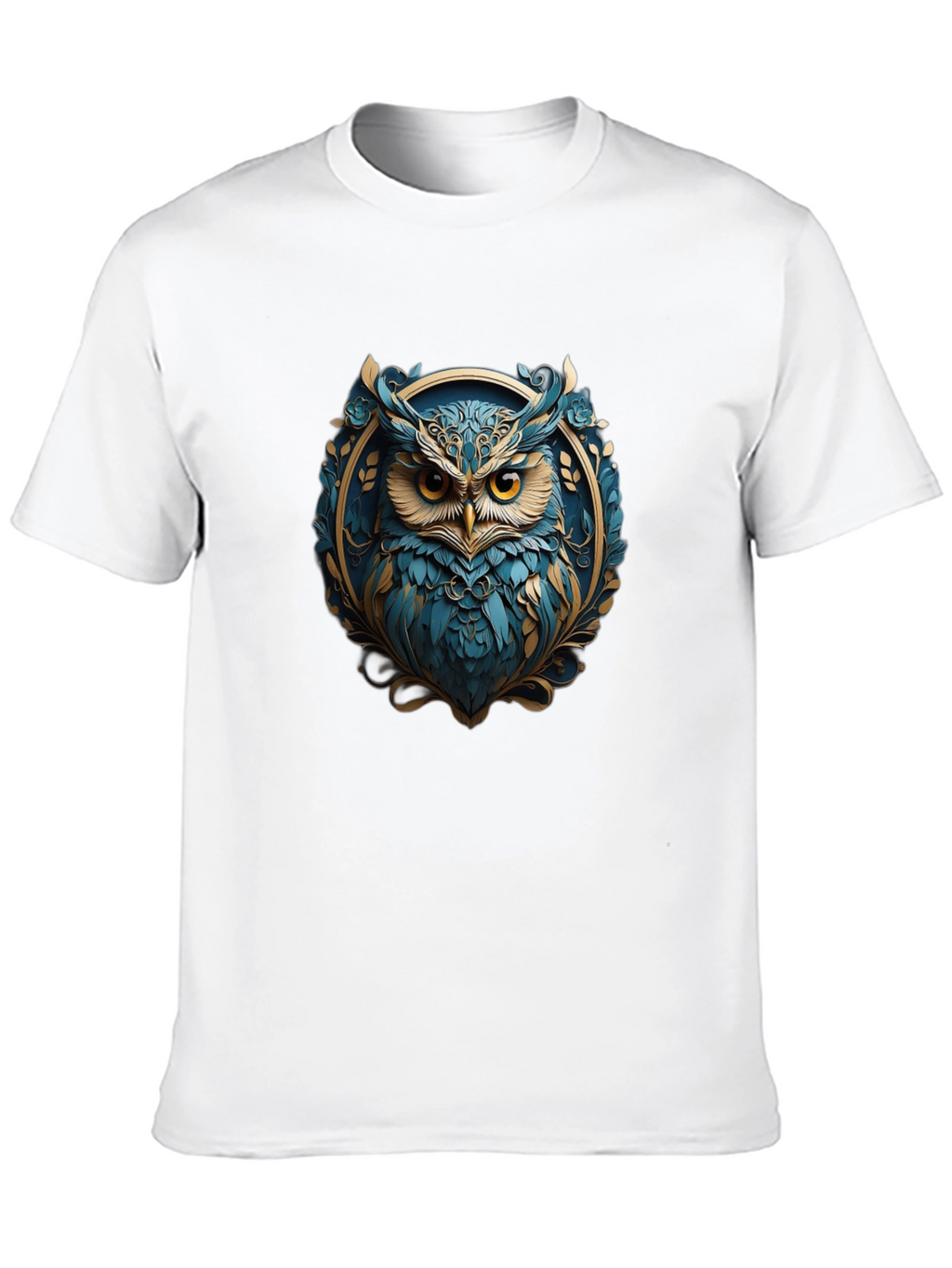 Owl Graphic Tee - Stylish Bird Design