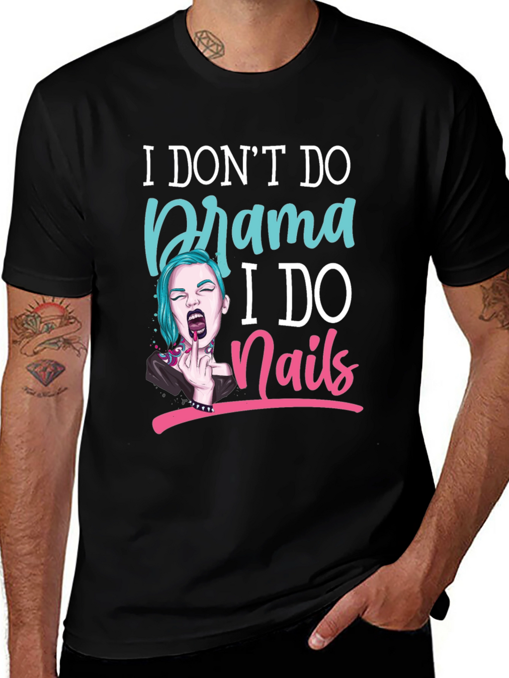 Drama Free Nail Technician T-Shirt