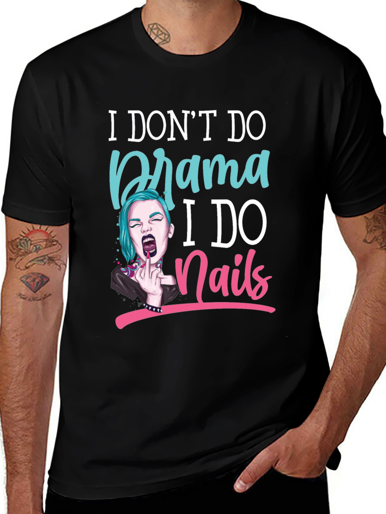 Drama Free Nail Technician T-Shirt