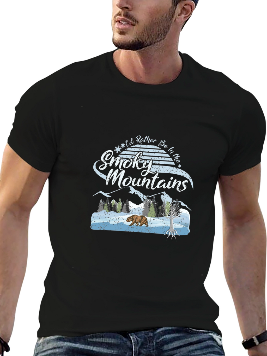 Smoky Mountains Graphic T-Shirt