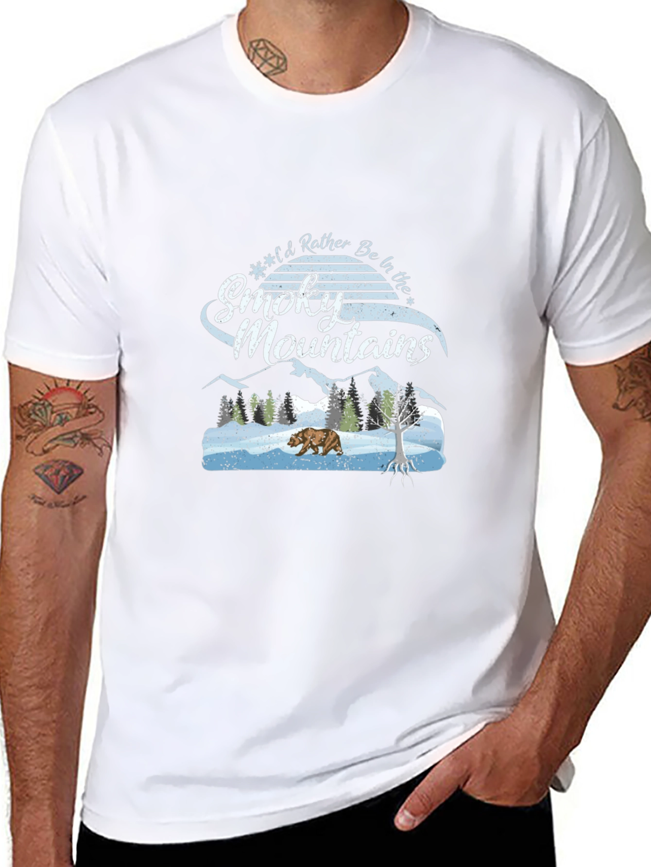 Smoky Mountains Graphic T-Shirt