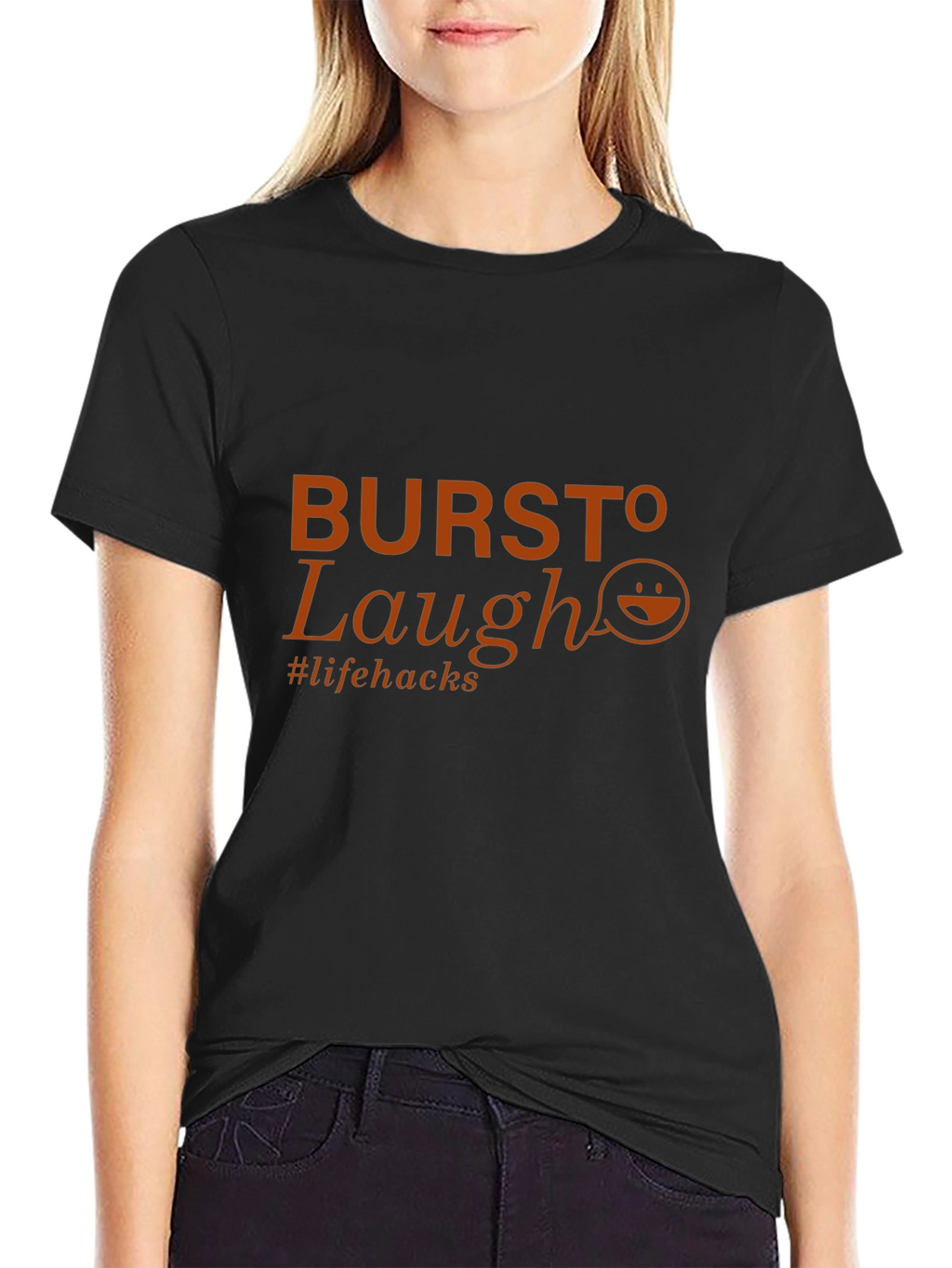 Burst To Laugh T-Shirt - Life Hacks Tee