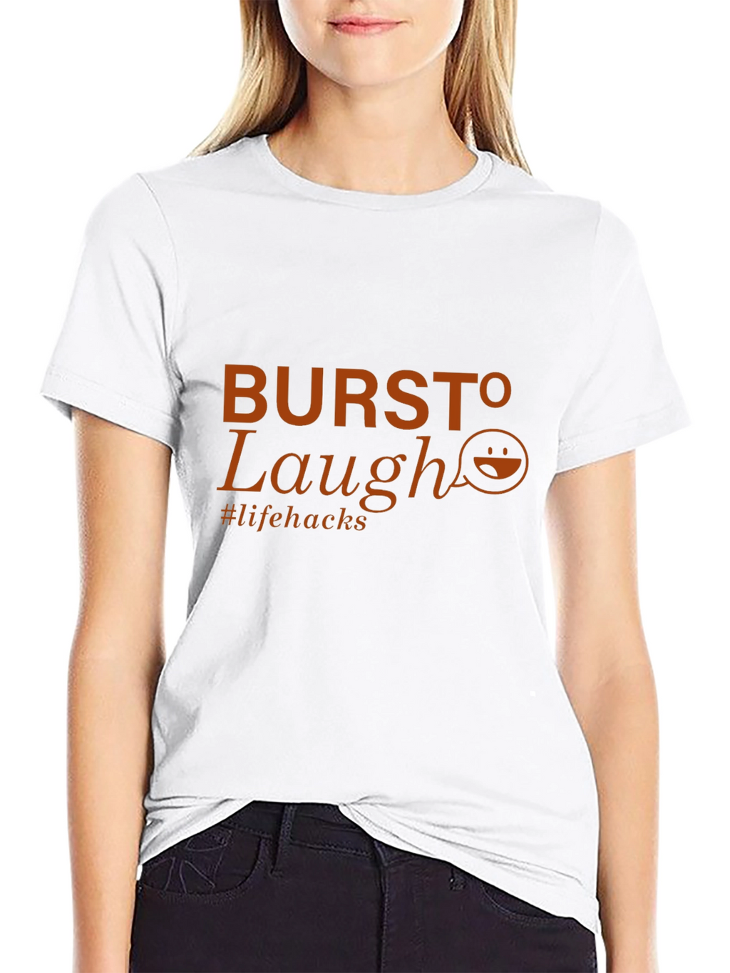 Burst To Laugh T-Shirt - Life Hacks Tee