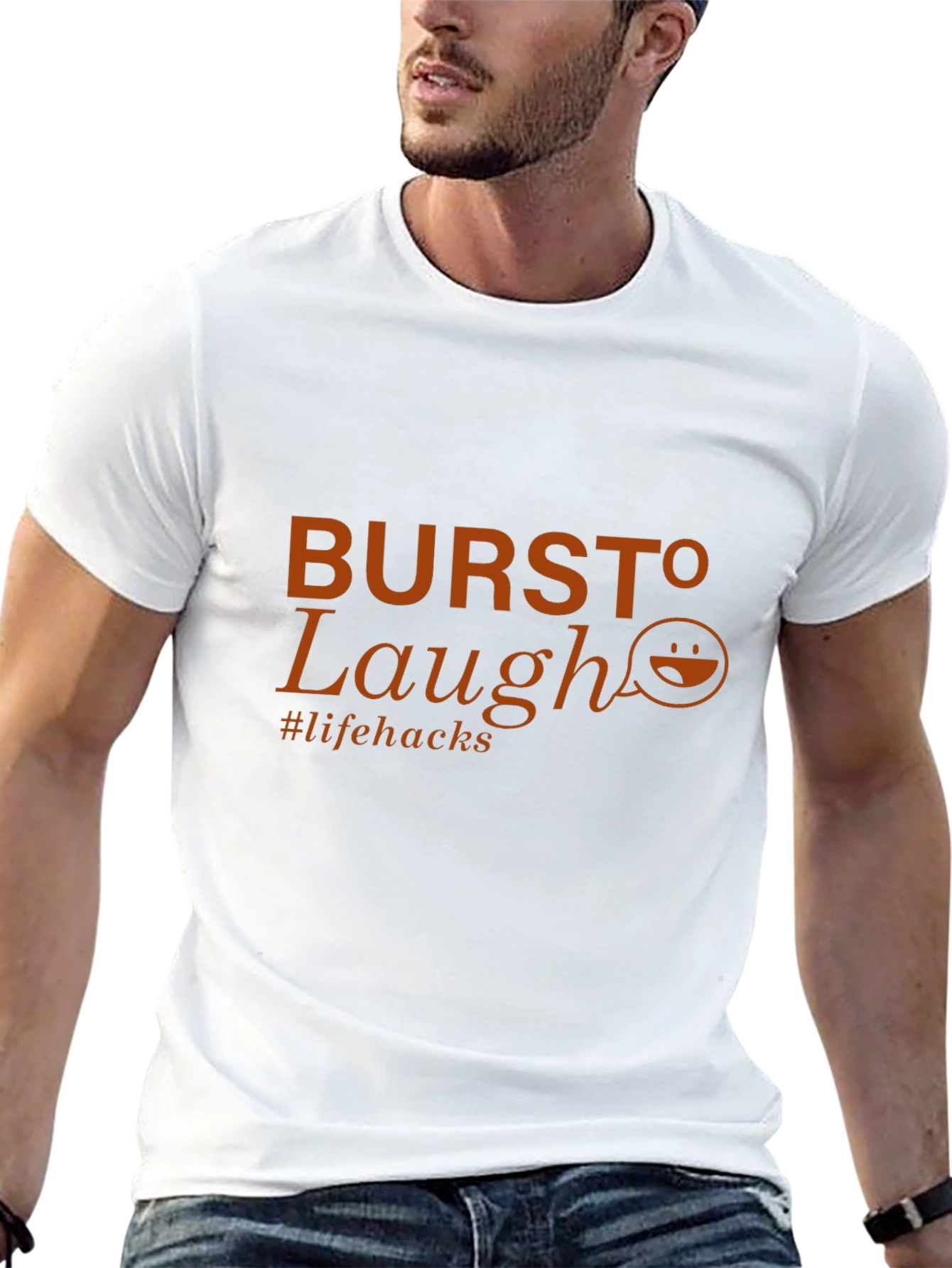 Burst To Laugh T-Shirt - Life Hacks Tee