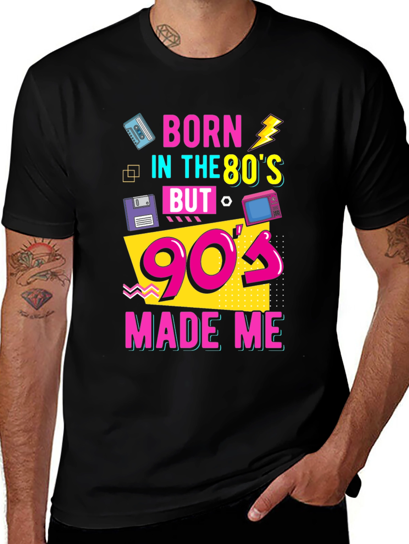 Born in the 80s 90s Made Me Retro T-Shirt