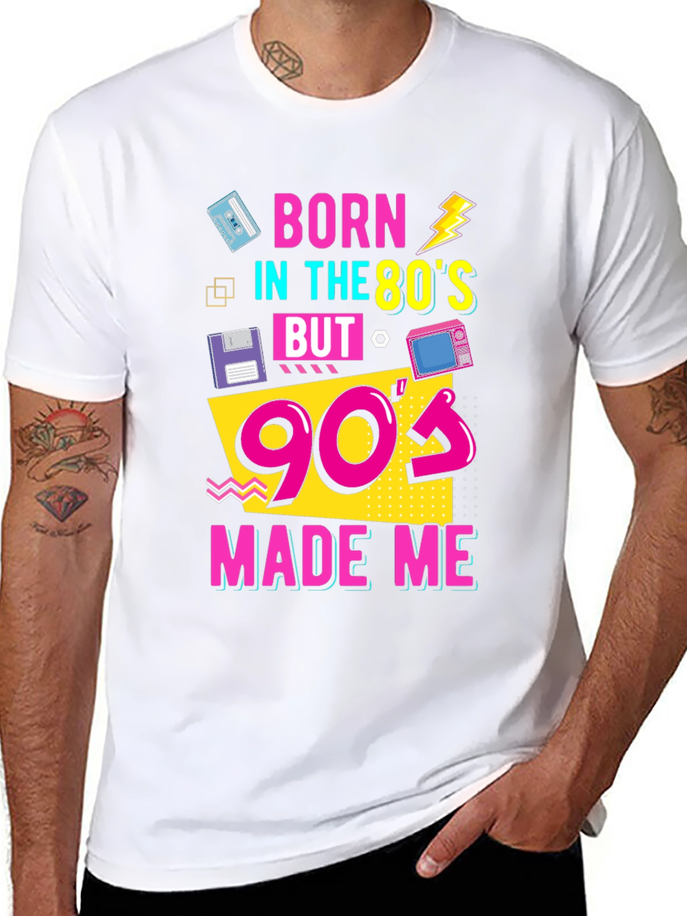 Born in the 80s 90s Made Me Retro T-Shirt