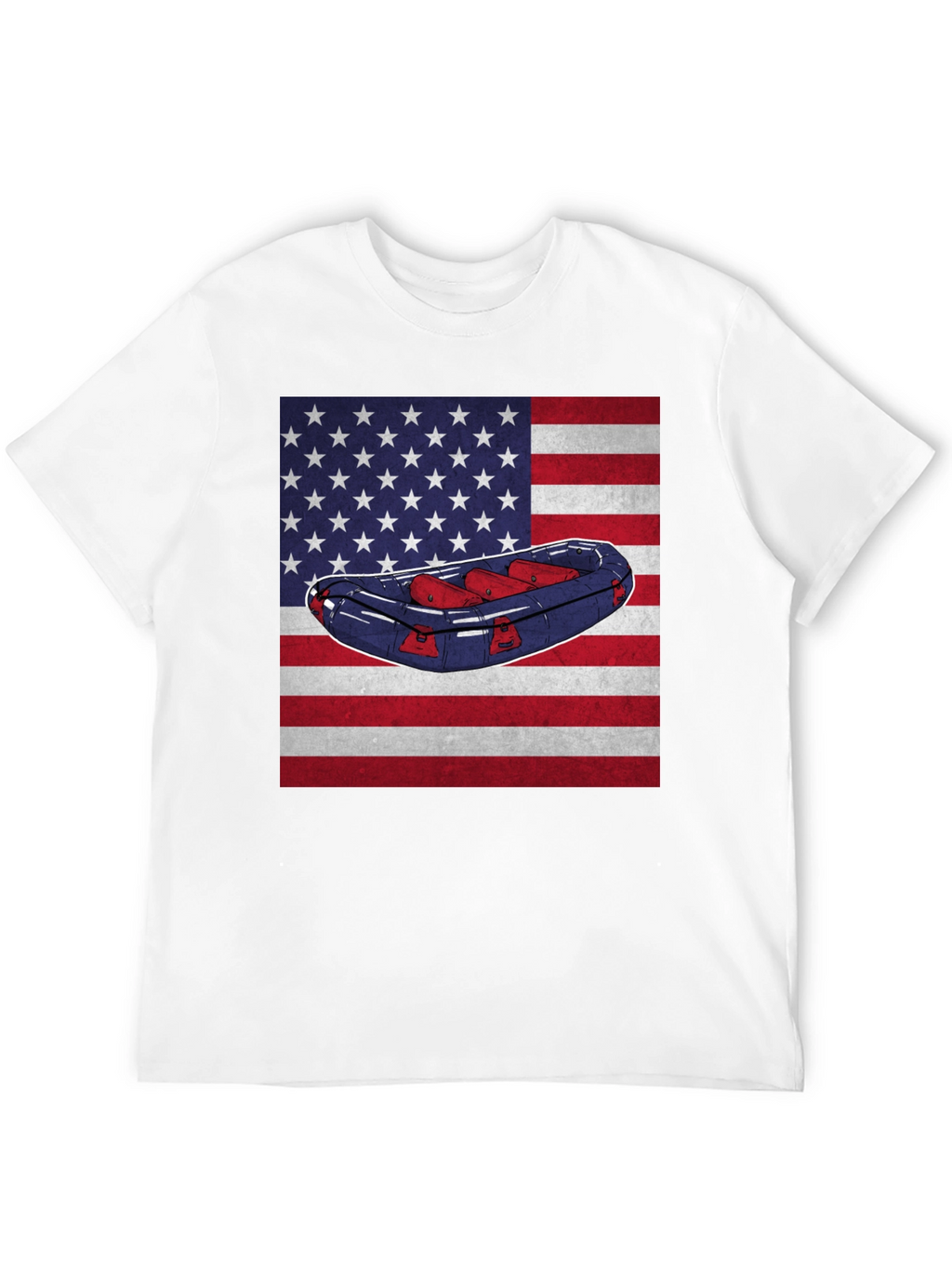 American Flag River Raft T-Shirt