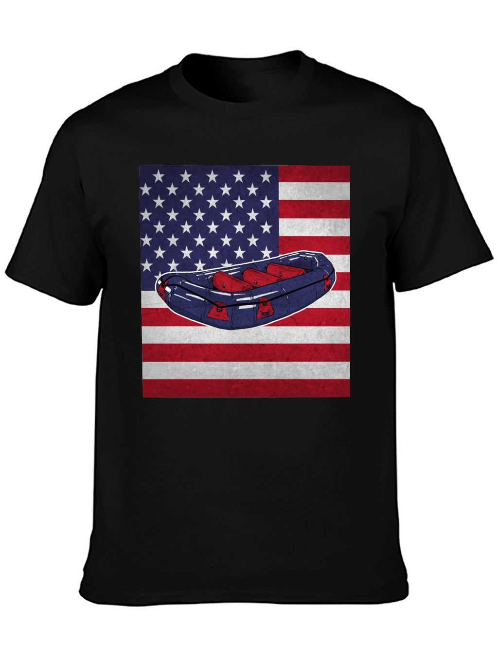 American Flag River Raft T-Shirt