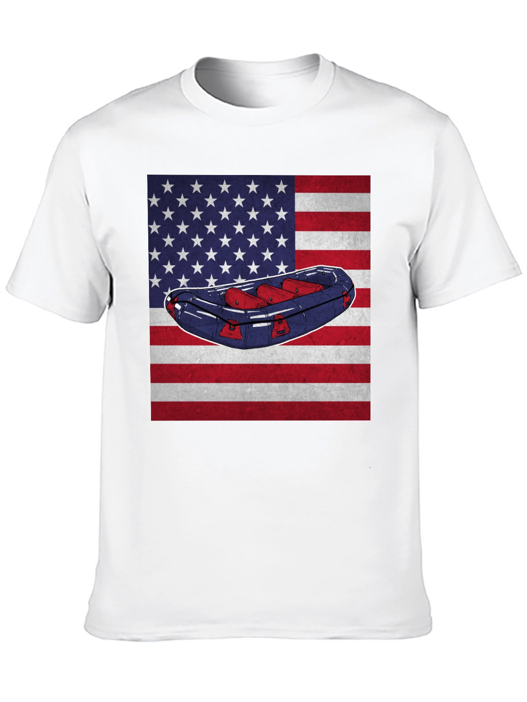 American Flag River Raft T-Shirt