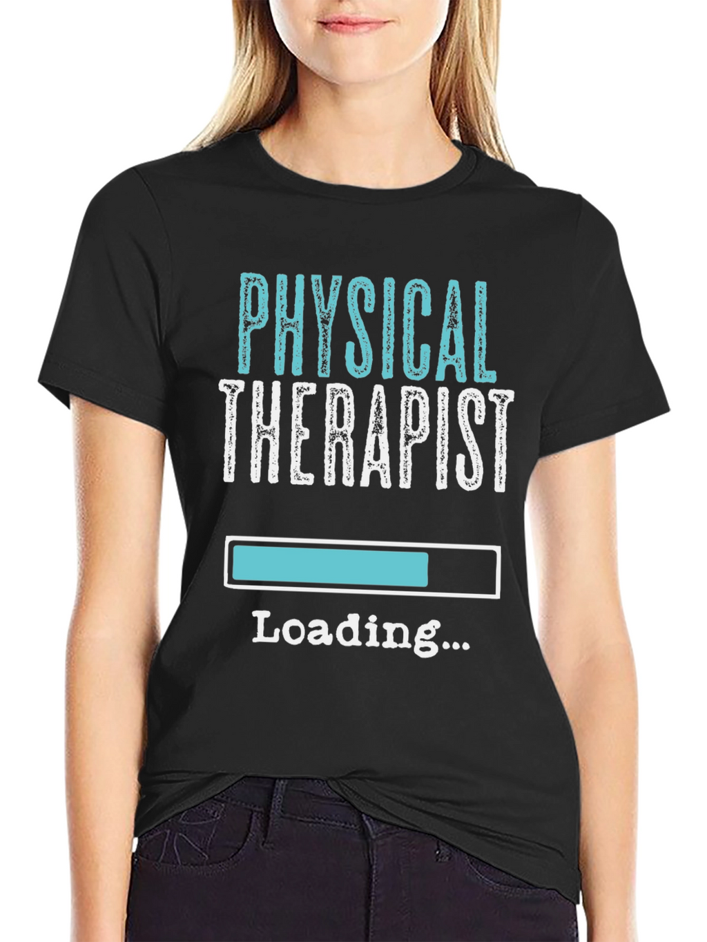 Physical Therapist Loading T-Shirt - Black