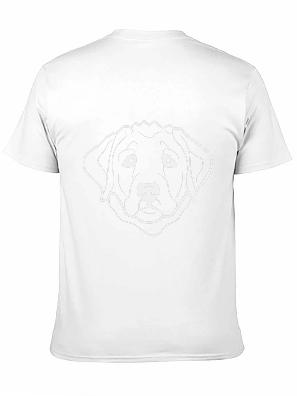 Black Dog Outline Graphic Tee - Unisex