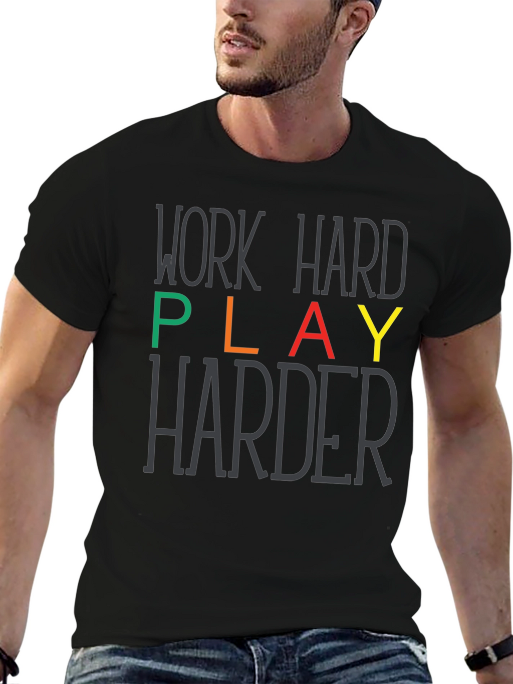 Work Hard Play Harder Graphic Tee