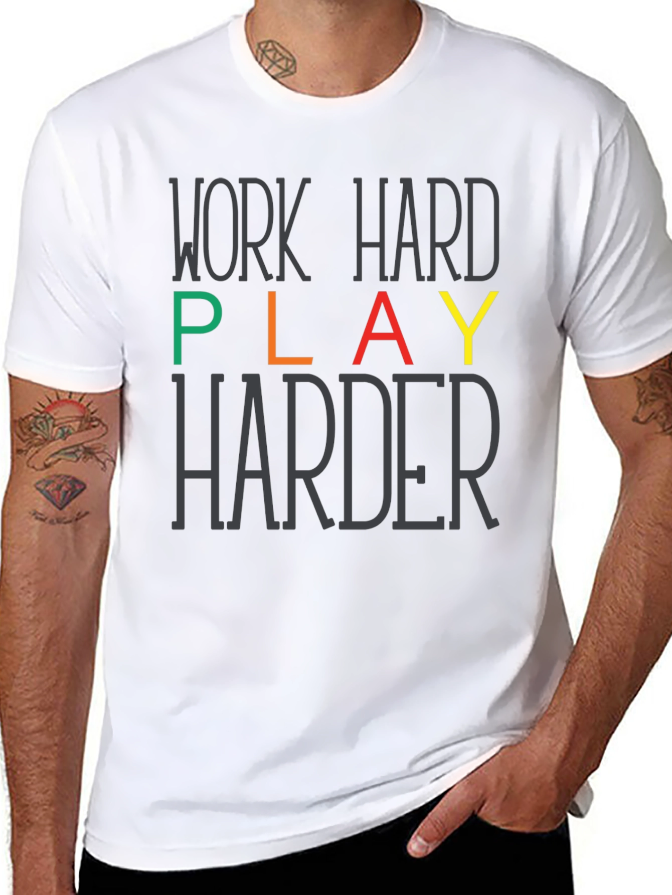 Work Hard Play Harder Graphic Tee