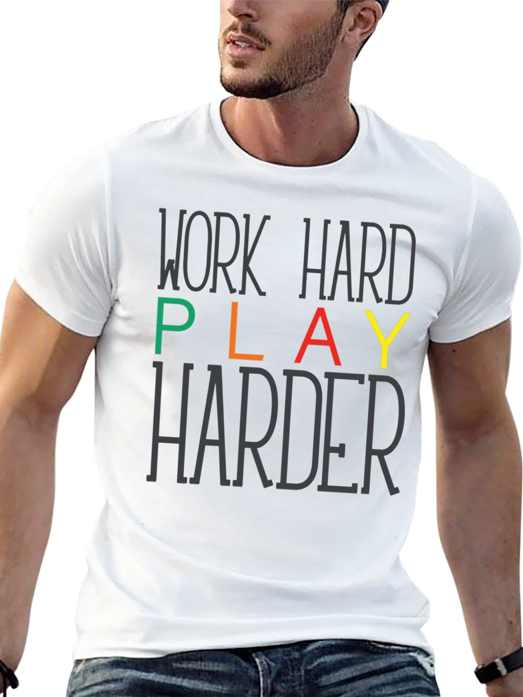 Work Hard Play Harder Graphic Tee