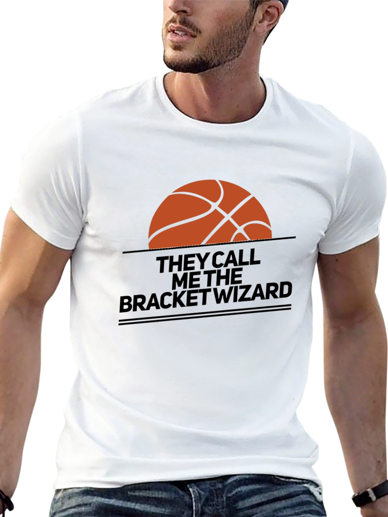 Bracket Wizard Basketball T-Shirt