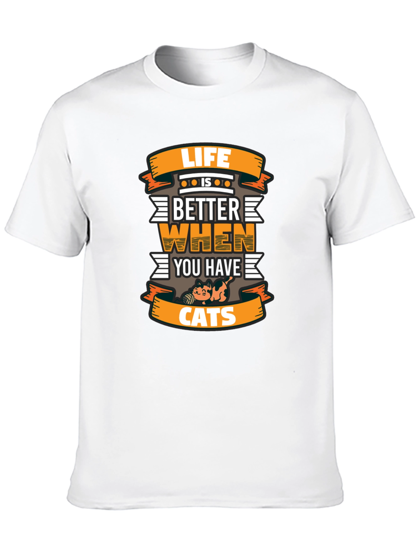 Life is Better with Cats T-Shirt